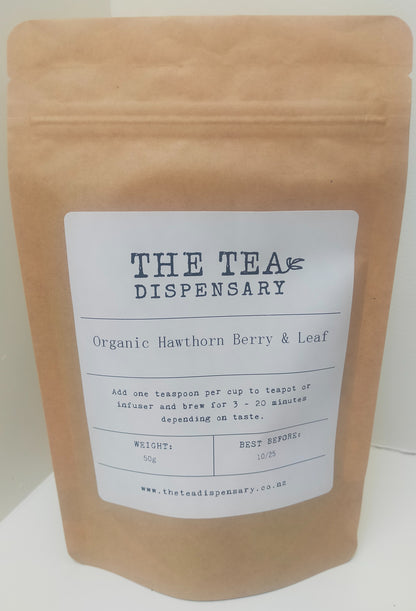 Organic Hawthorn Berry and Leaf Tea