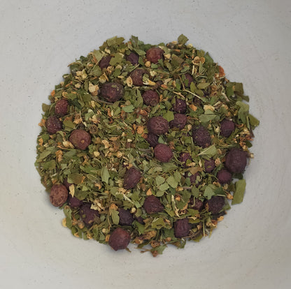 Organic Hawthorn Berry and Leaf Tea